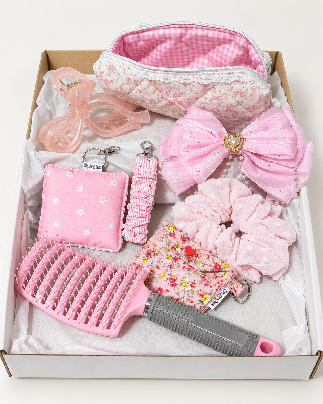 Pretty in Pink Gift Box | 8 Piece Accessory Set