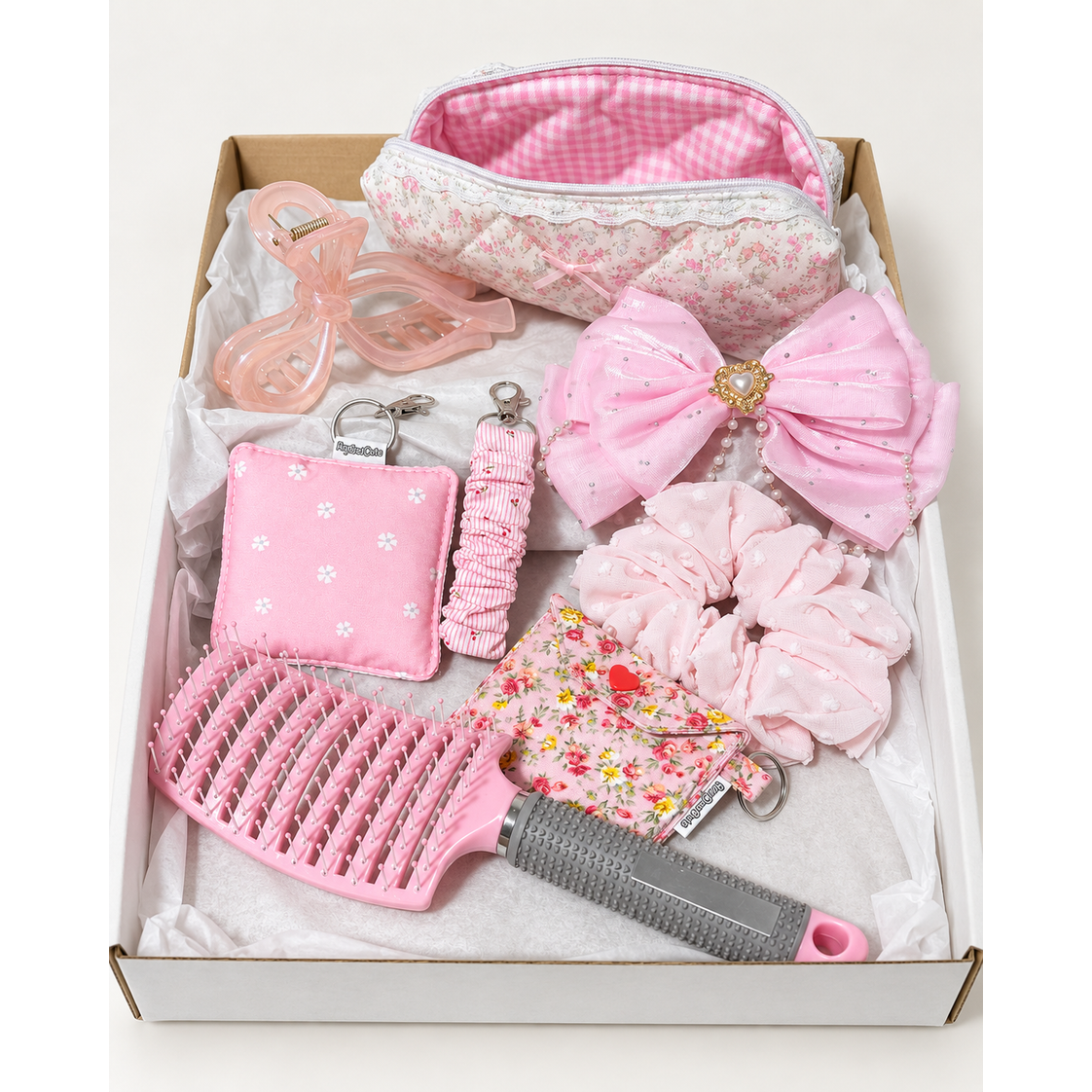 Pretty in Pink Gift Box | 8 Piece Accessory Set