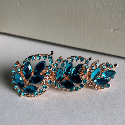 Crystal Flower Hair Clip