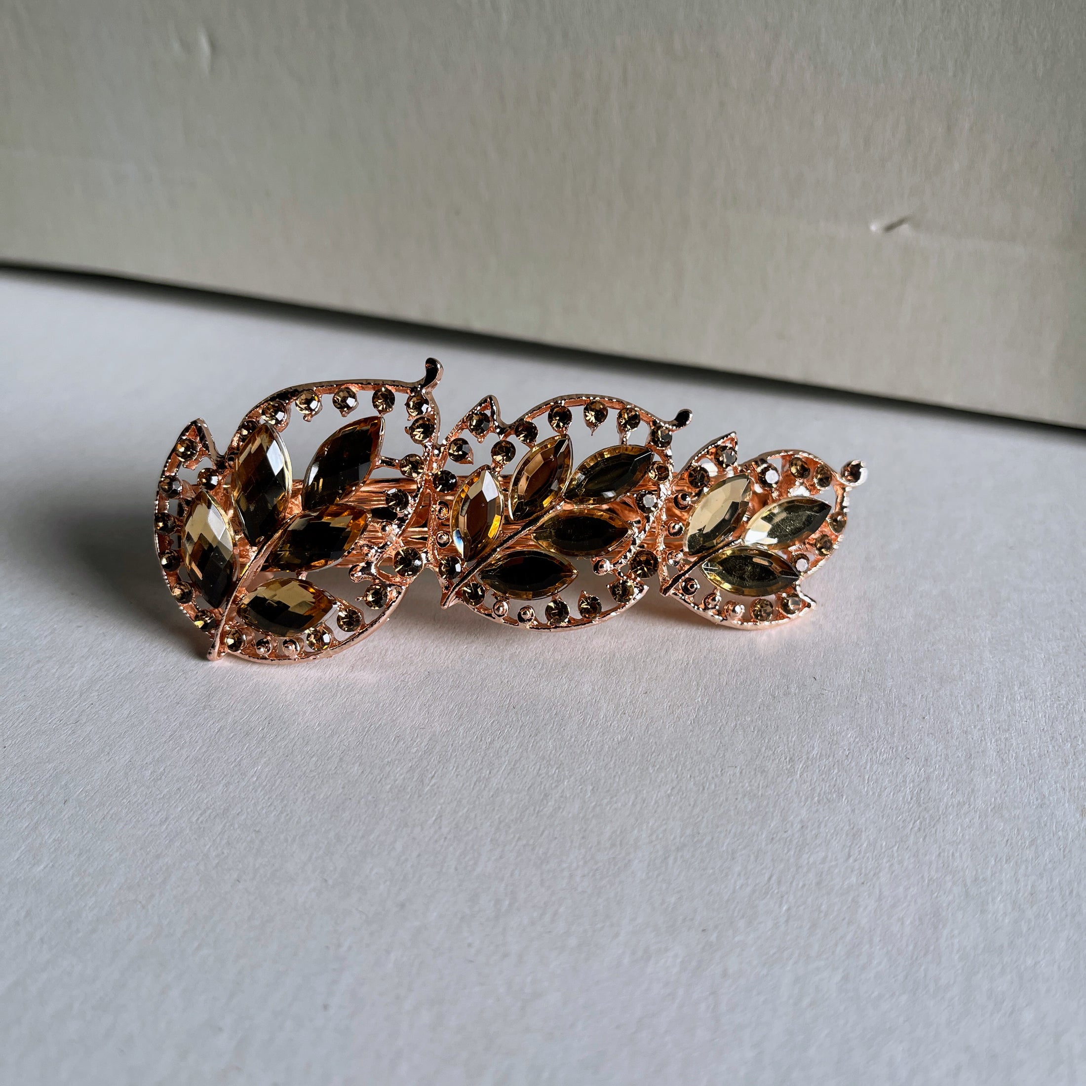 Crystal Flower Hair Clip