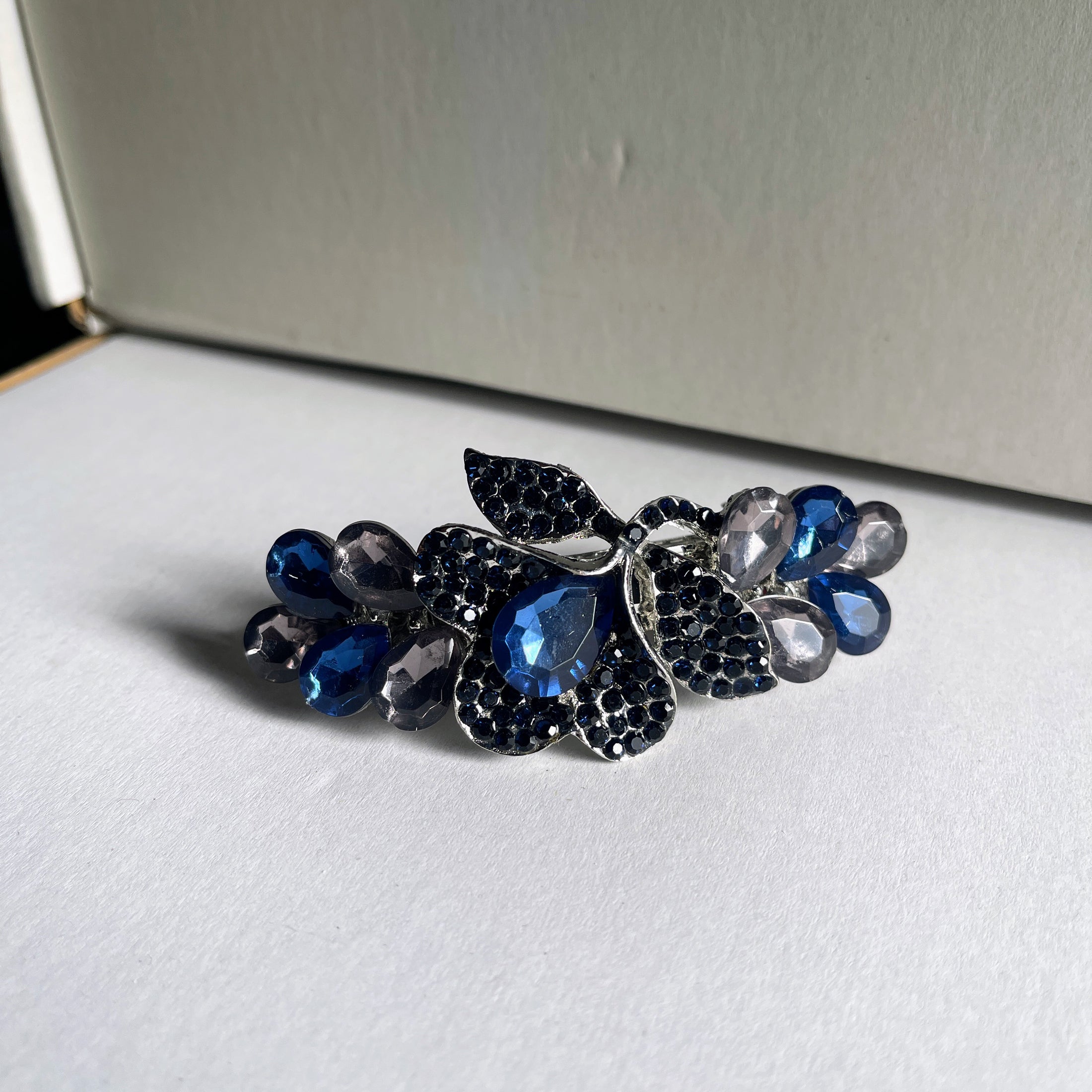 Crystal Flower Hair Clip