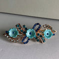Load image into Gallery viewer, Crystal Flower Hair Clip
