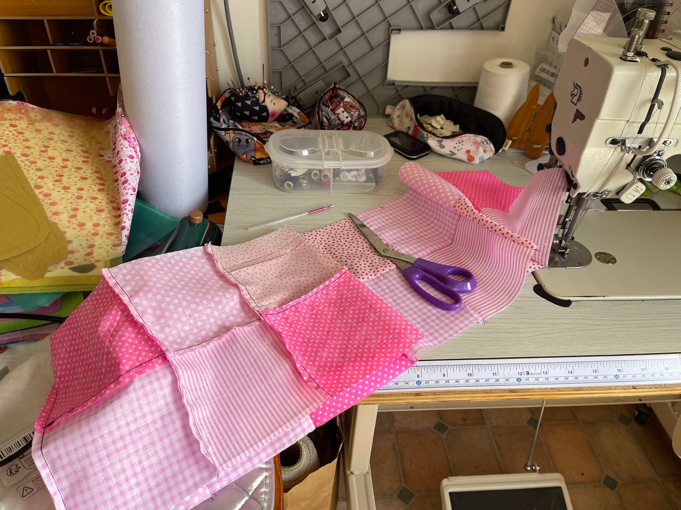 💜 Patchwork Bunny Doll