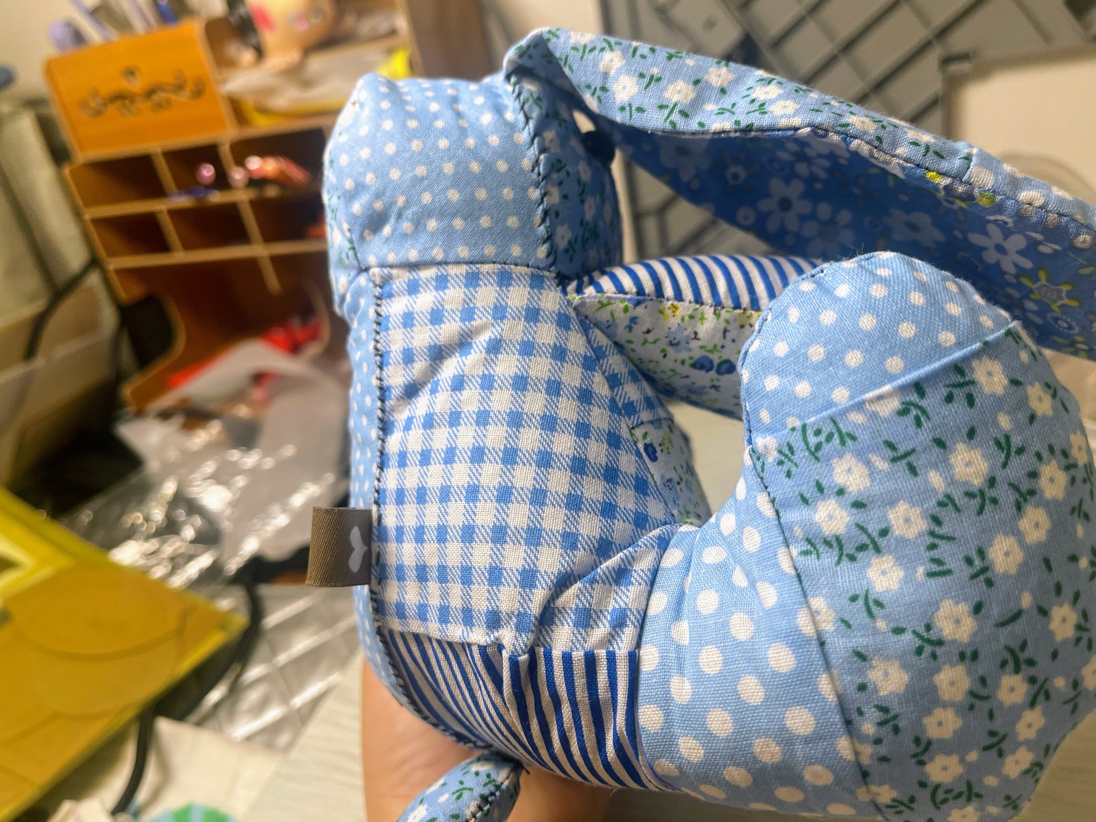 💜 Patchwork Bunny Doll