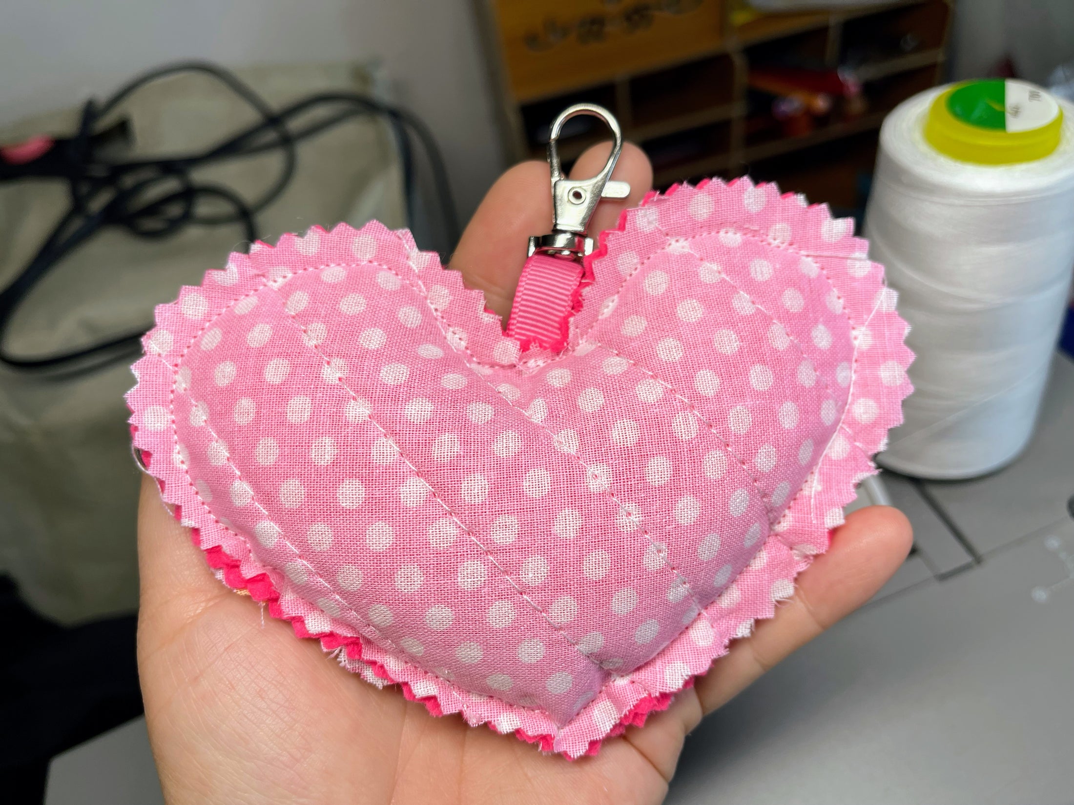💕 Lovely Heart Clip (Keychain)
