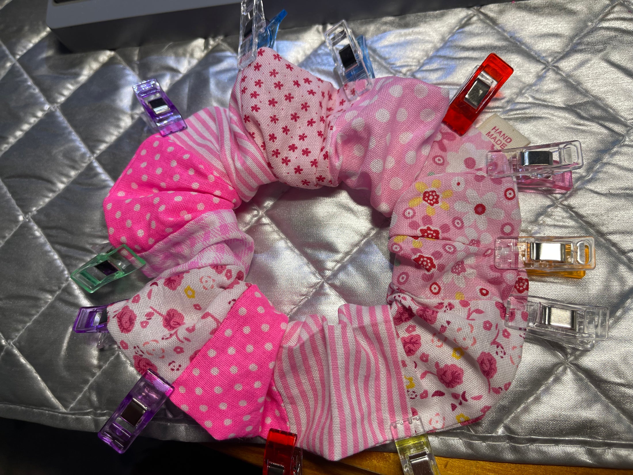 🌼 Patchwork Scrunchie