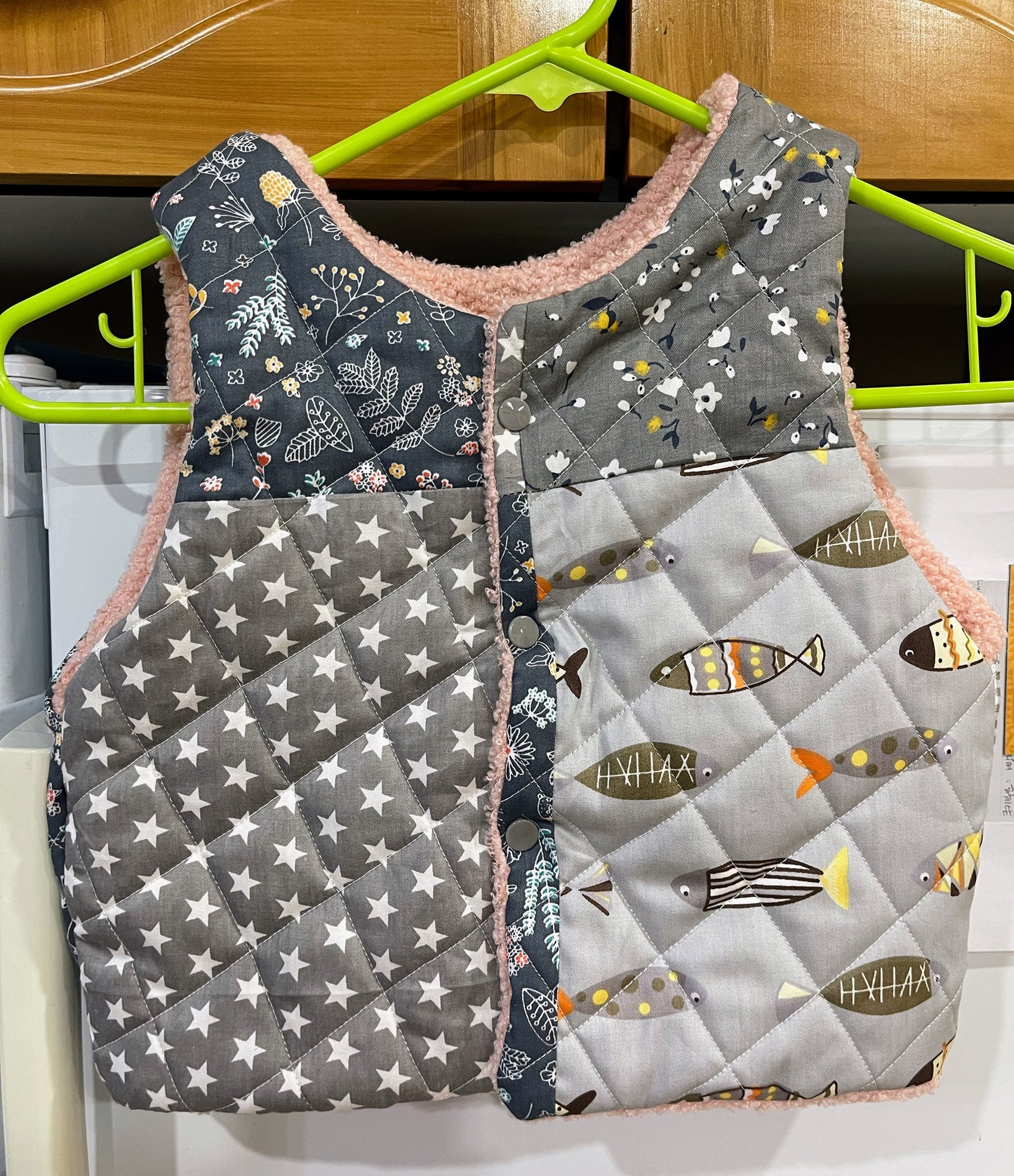 Patchwork children’s vest (1~6 years old) Buy two and get 25 percent off