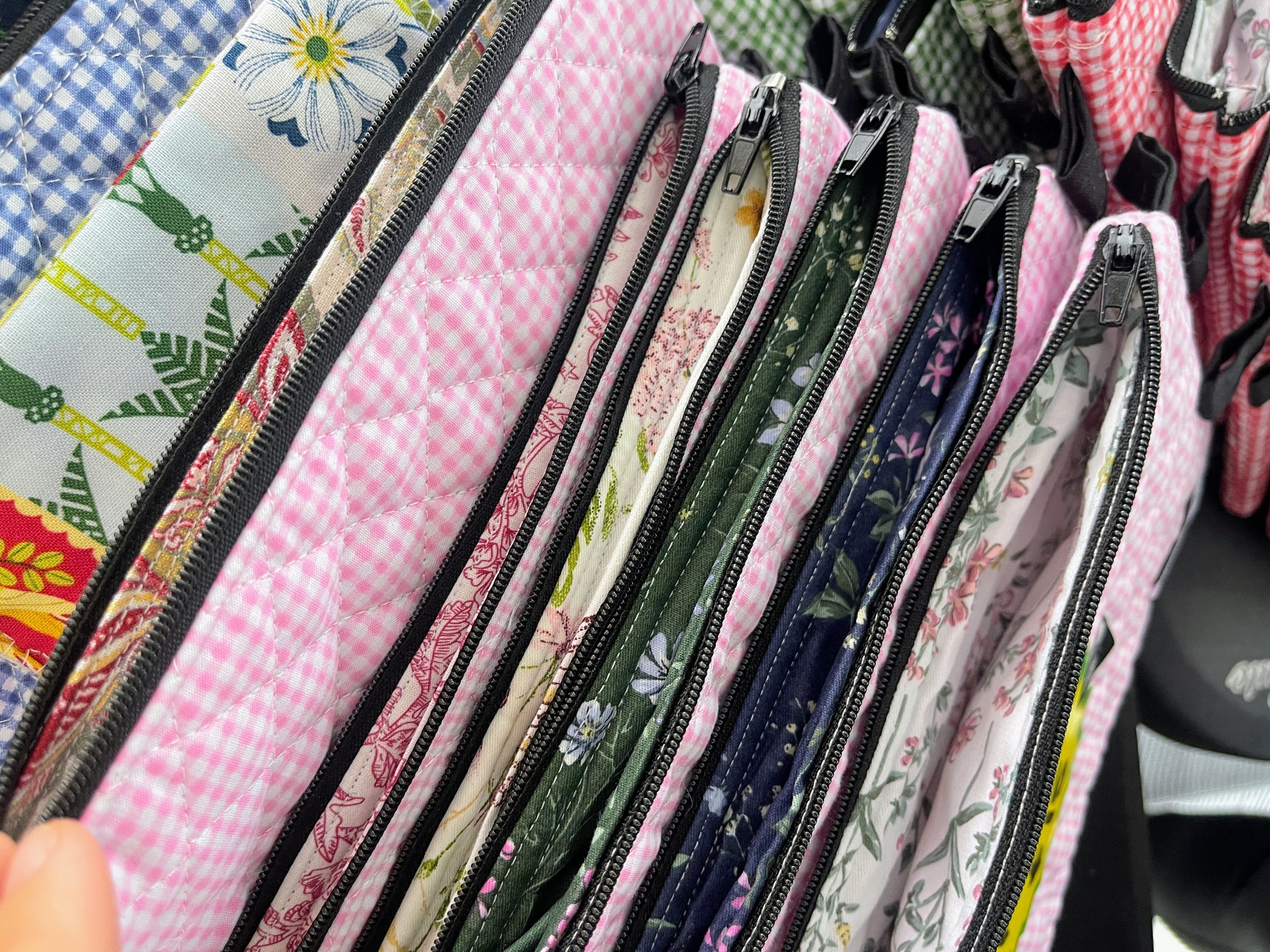 HeySewCute Quilted Mini Pouch – Check Edition