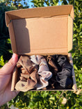 Load image into Gallery viewer, 🖤 Soft Silky Scrunchie Set – 4 Neutral Shades

