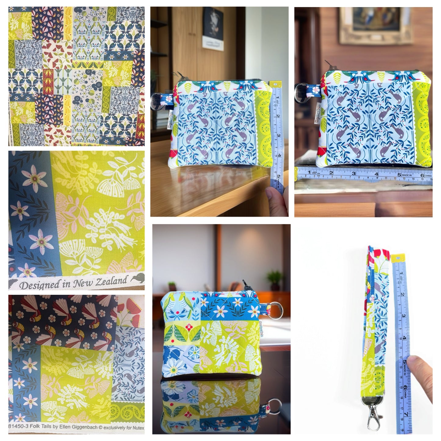 2. Patch of Aroha [Kiwiana Keyring Wallet Series]