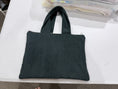 Load image into Gallery viewer, Forest green corduroy tablet carry bag
