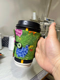 Load image into Gallery viewer, 🥝 kiwi Coffee Cozy – Reusable Kiwiana Cup Sleeve
