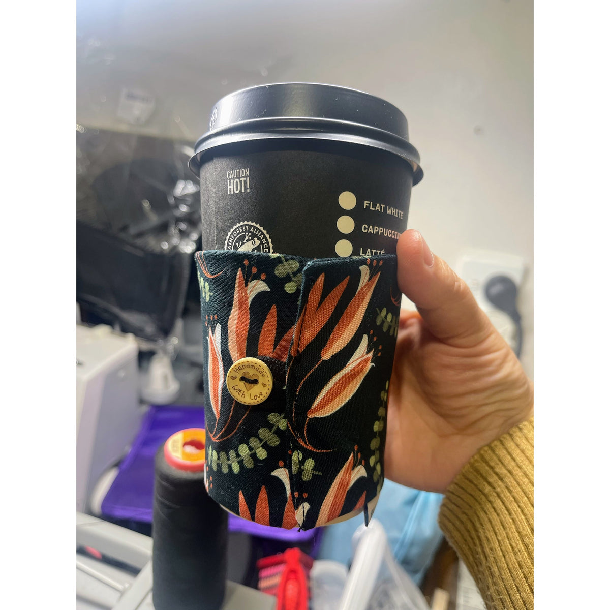 ☕ Birdsong Coffee Cozy
