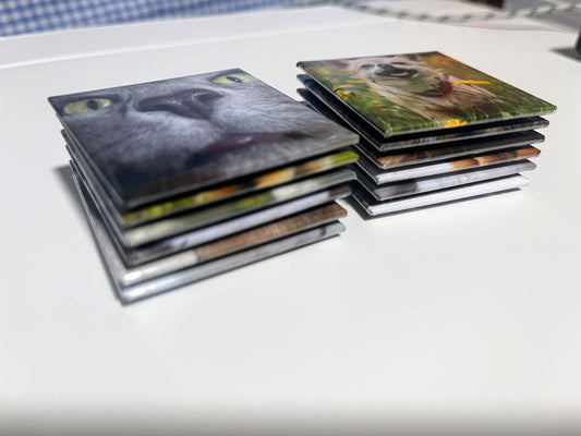 SnapMemory™ – 6-Piece Custom Photo Magnet Set