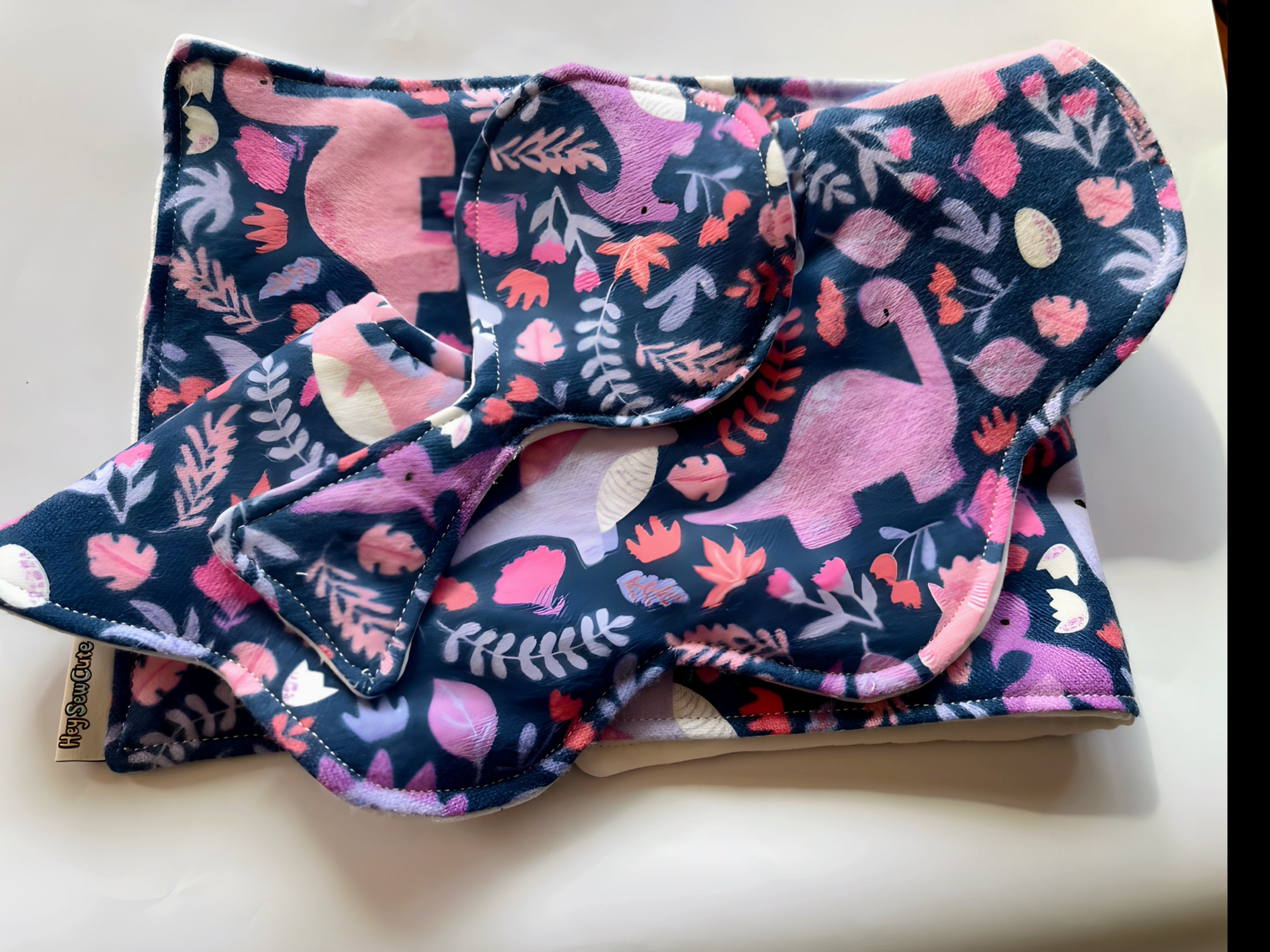 Baby Care Gift Set – Bib, Washcloth & Burp Cloth (Choose Your Print)