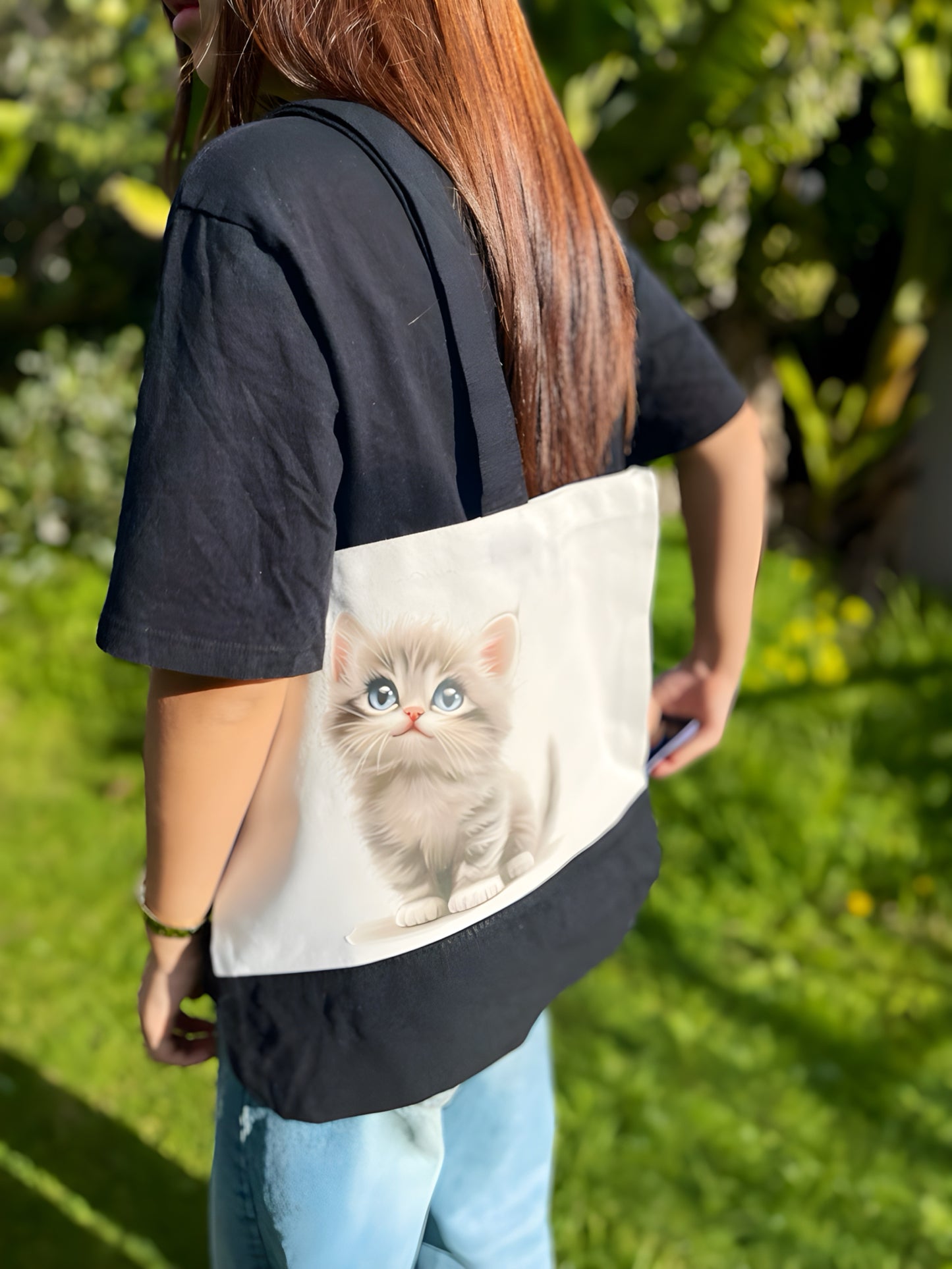 Large Canvas Tote sublimation Bag