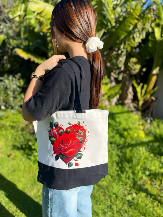 Large Canvas Tote sublimation Bag