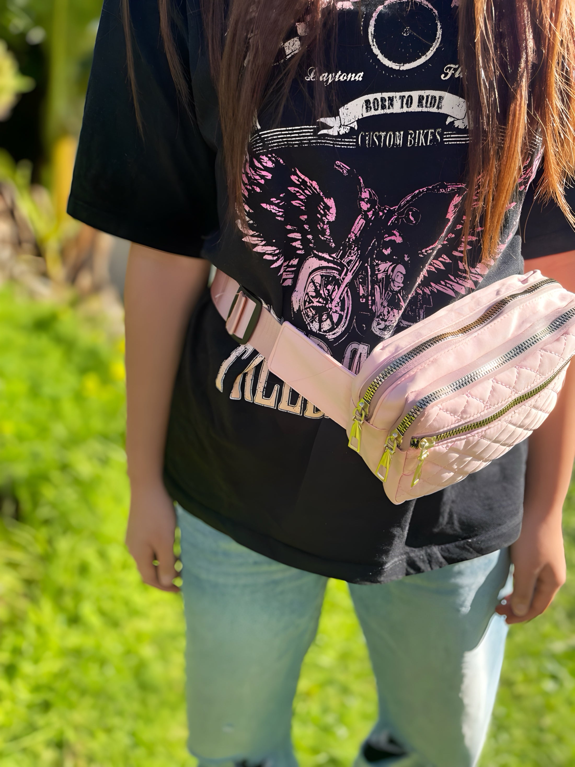 Quilted Crossbody Belt Bag – Final Clearance