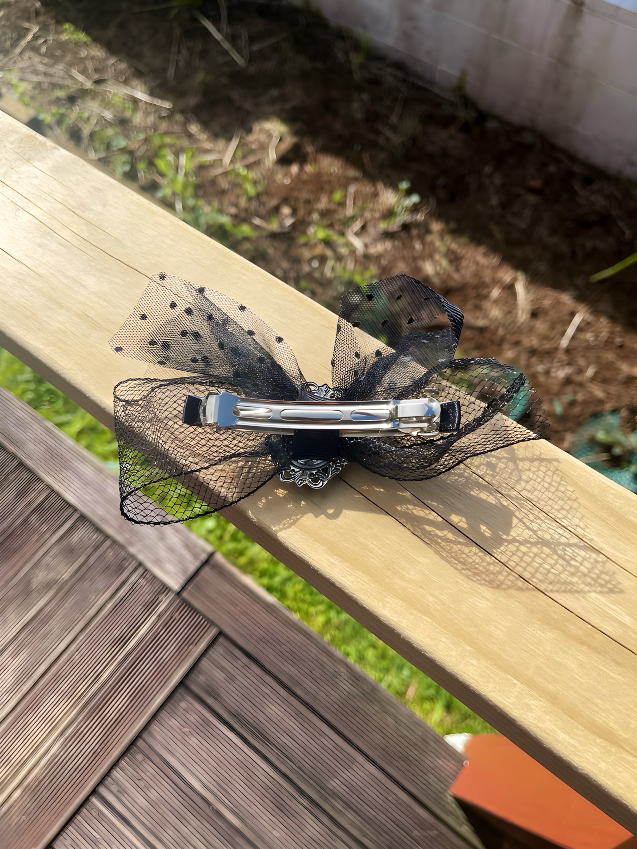 Only One Ribbon Accessory – Unique Brooch & Hair Clip