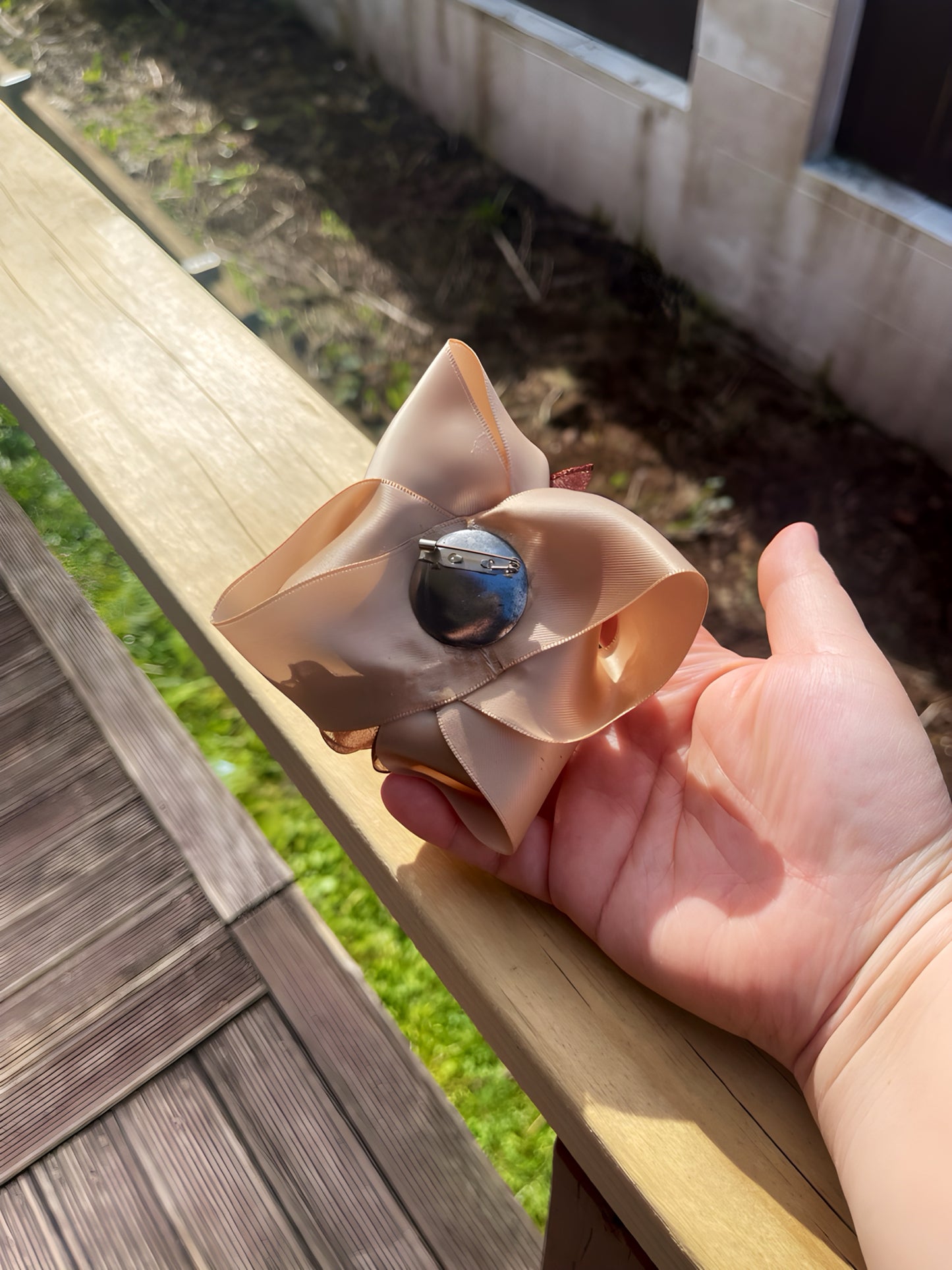 Only One Ribbon Accessory – Handmade in NZ Unique Brooch & Hair Clip Series by HeySewCute