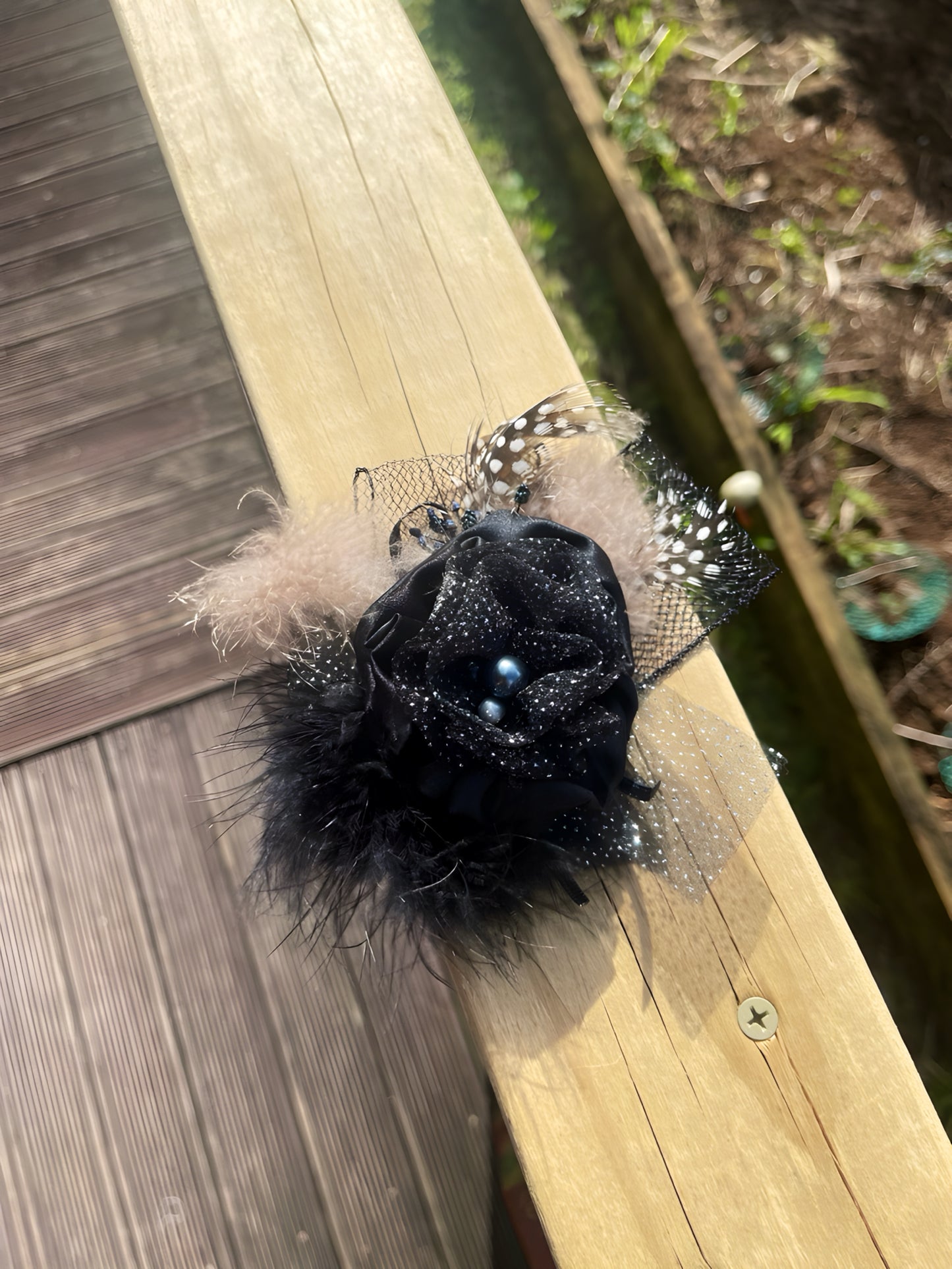 Only One Ribbon Accessory – Handmade in NZ Unique Brooch & Hair Clip Series by HeySewCute