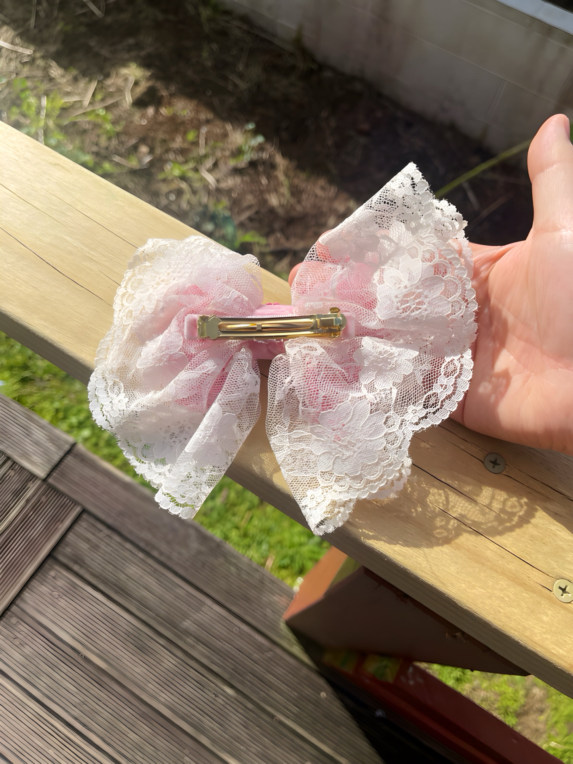 Only One Ribbon Accessory – Unique Brooch & Hair Clip