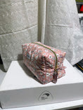 Load image into Gallery viewer, Quilted Makeup Bag – Sweetheart Edition XL size
