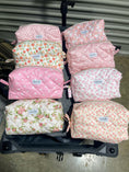 Load image into Gallery viewer, Quilted Makeup Bag – Sweetheart Edition XL size
