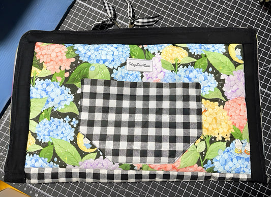 Handmade Quilted Chromebook & Laptop Sleeve – Hydrangea Limited Edition