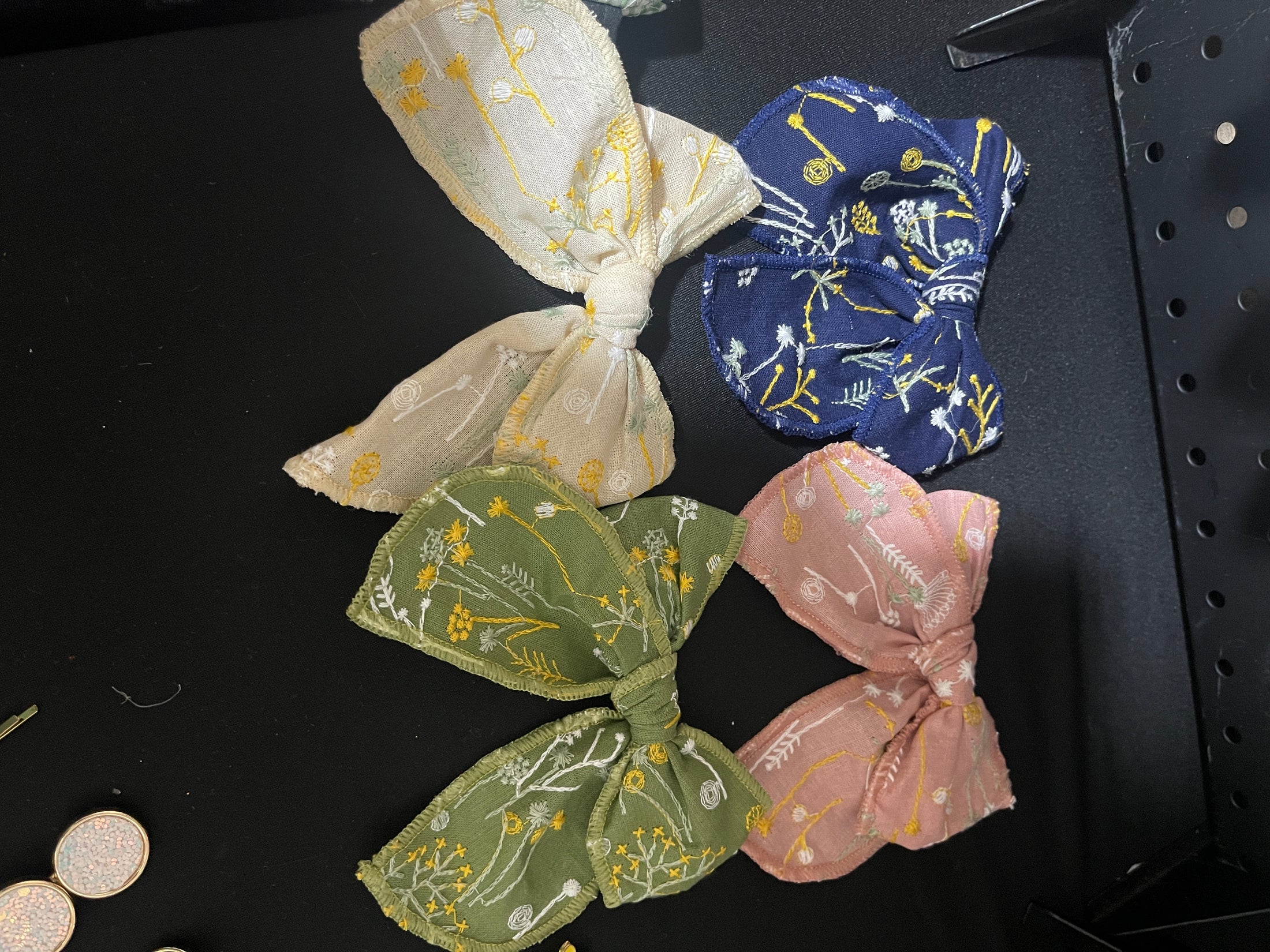 Botanical Bow Hair Clip