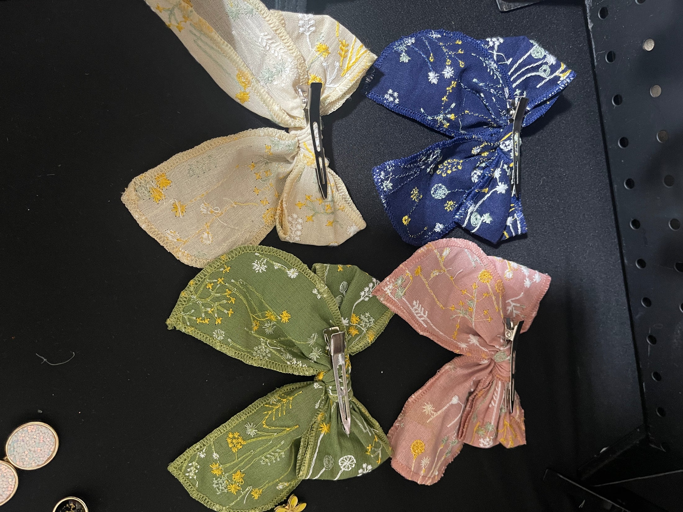 Botanical Bow Hair Clip