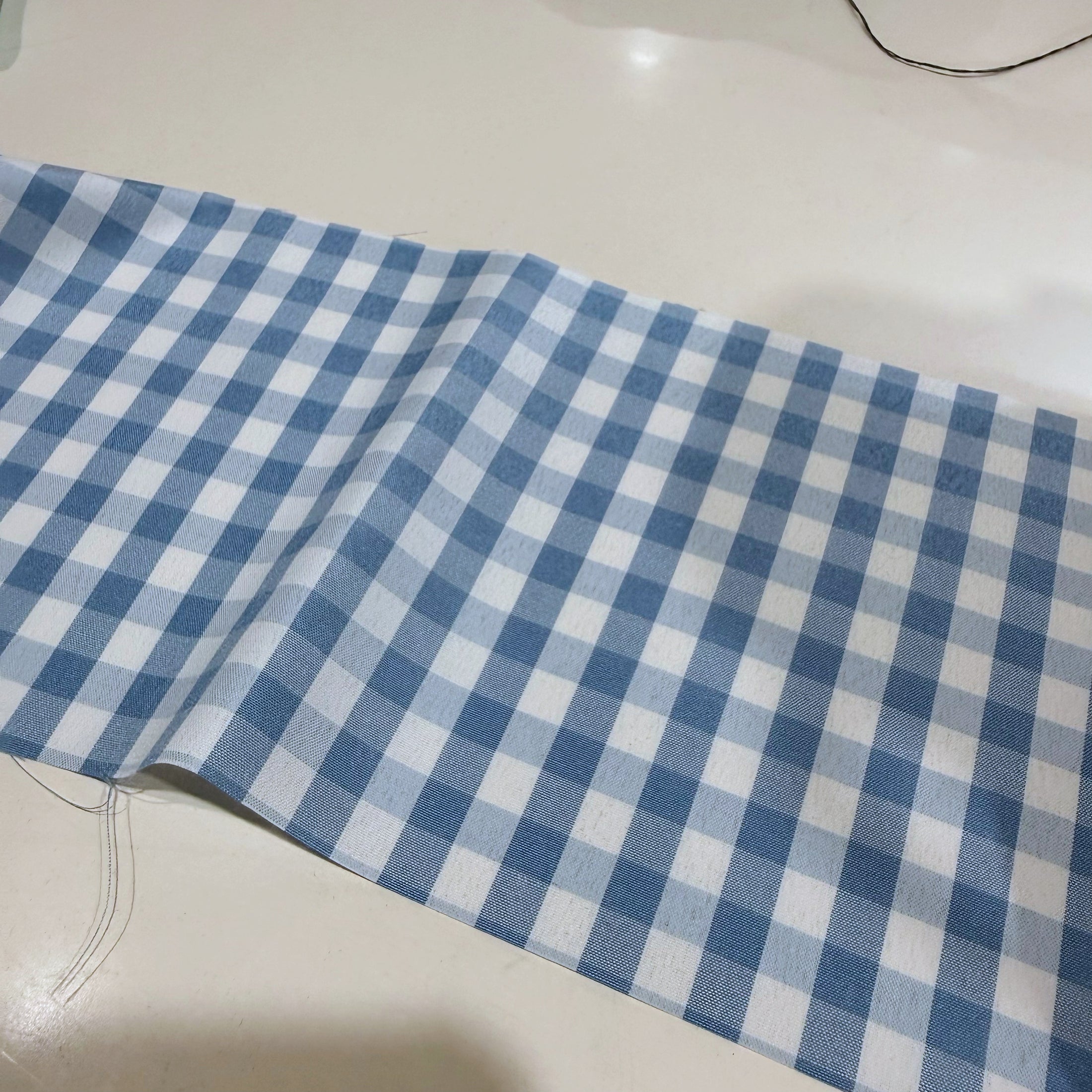 Picnic Gingham Hair Set – Handmade Large Scrunchie & Bow Clip