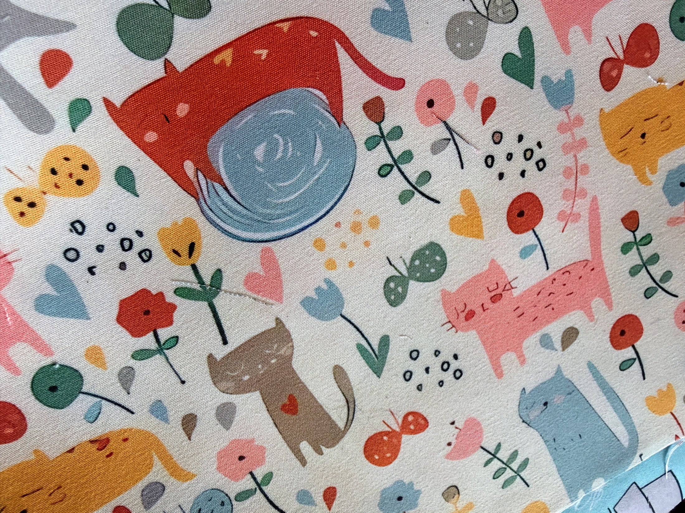 Handmade Dome Pencil Case – Wide-Opening Fabric Stationery Pouch