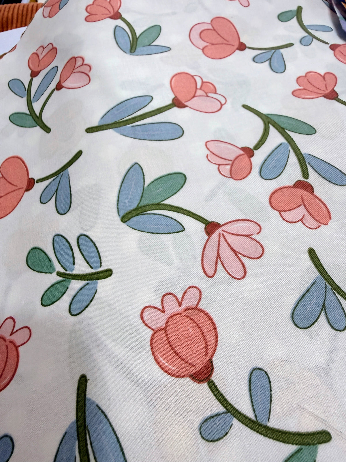 Handmade Half Moon Pouch – Wide-Opening Makeup & Essentials Bag