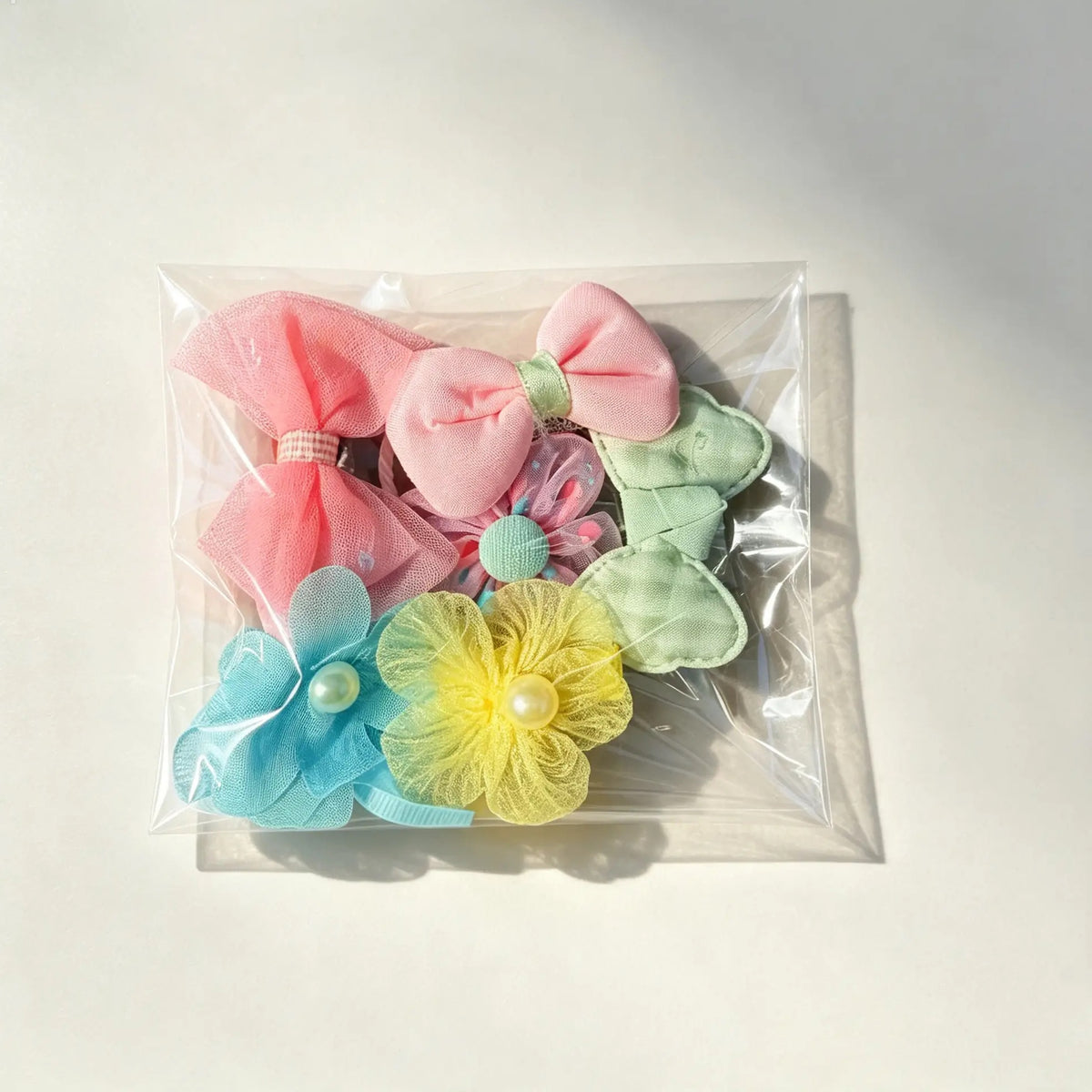 Baby Hair Clip Set 6 Pack – Pink & Mint Mix