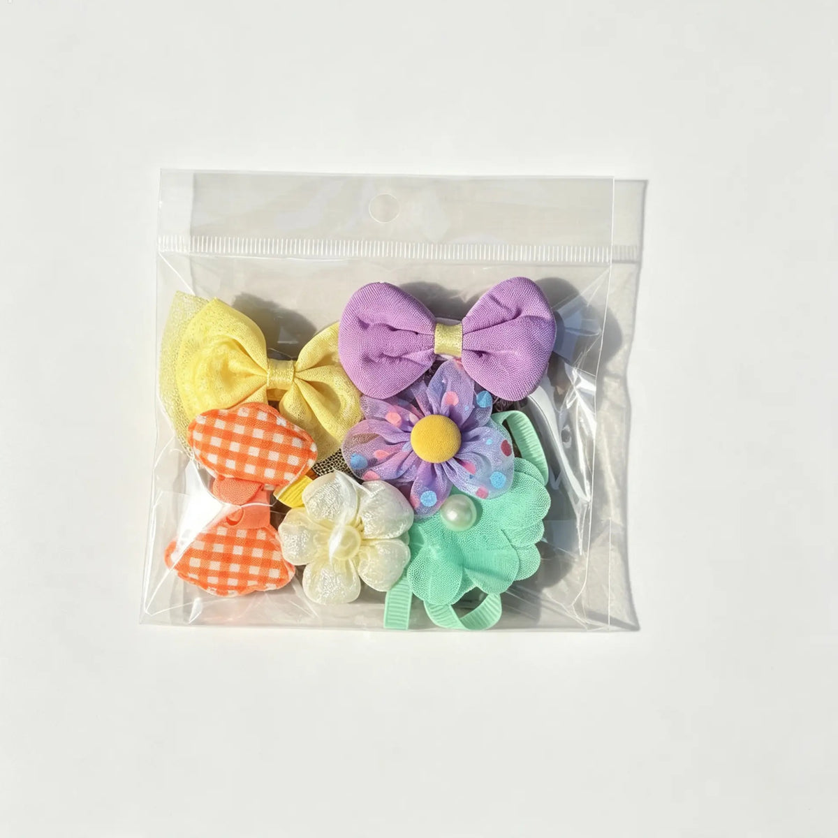 Baby Hair Clip Set 6 Pack – Yellow & Purple Mix