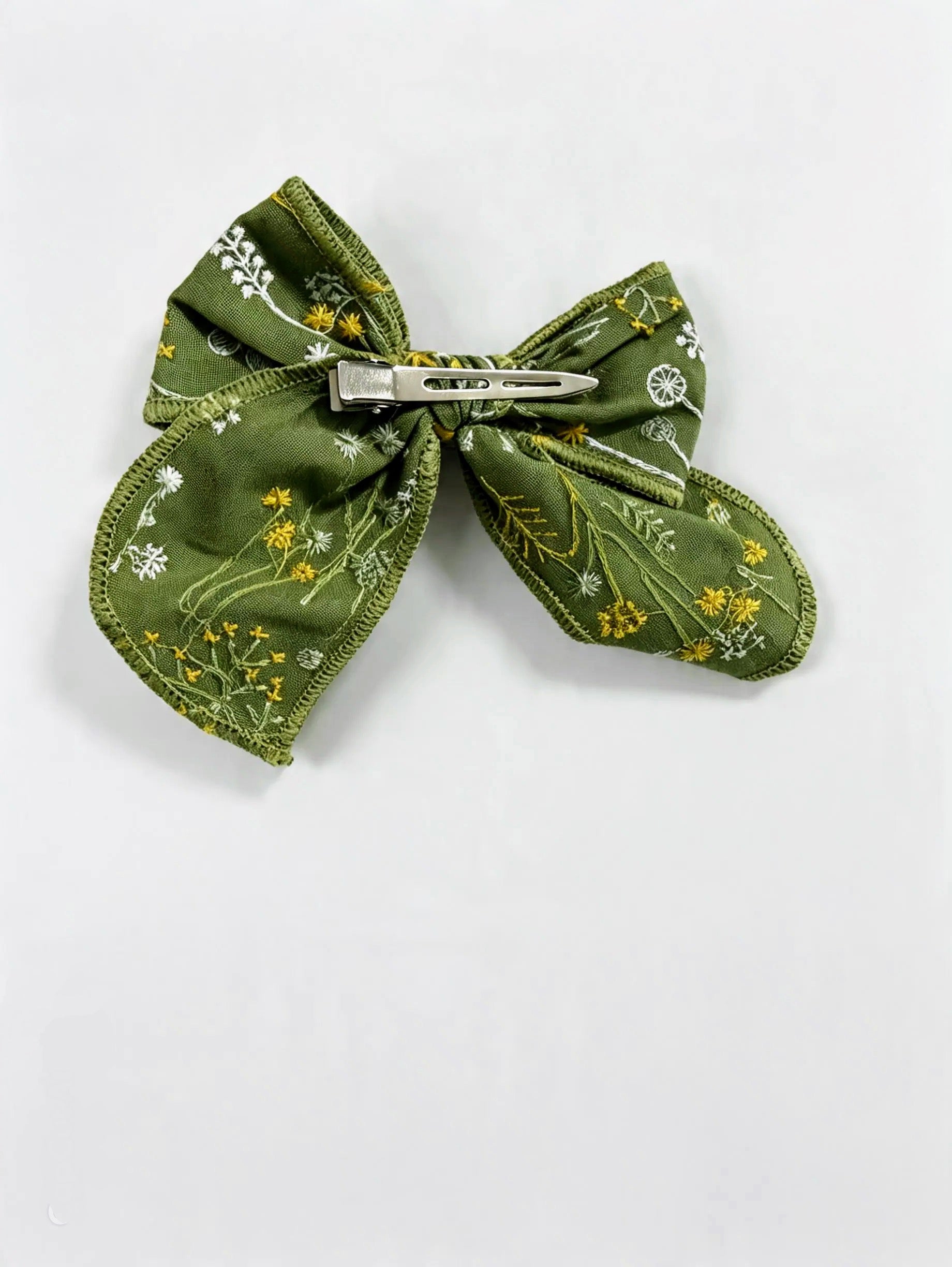 Botanical Bow Hair Clip