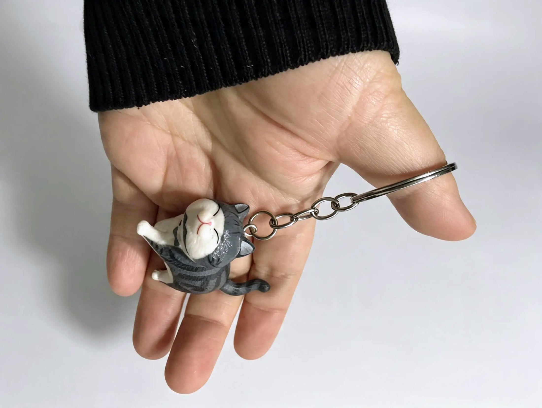 Cute 3D Cat Keyring – Choose Your Cat