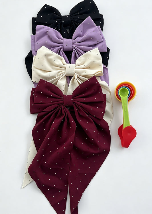 Sparkle Bow Hair Clip