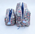 Load image into Gallery viewer, Blue Meadow Matching Quilted Bag Set
