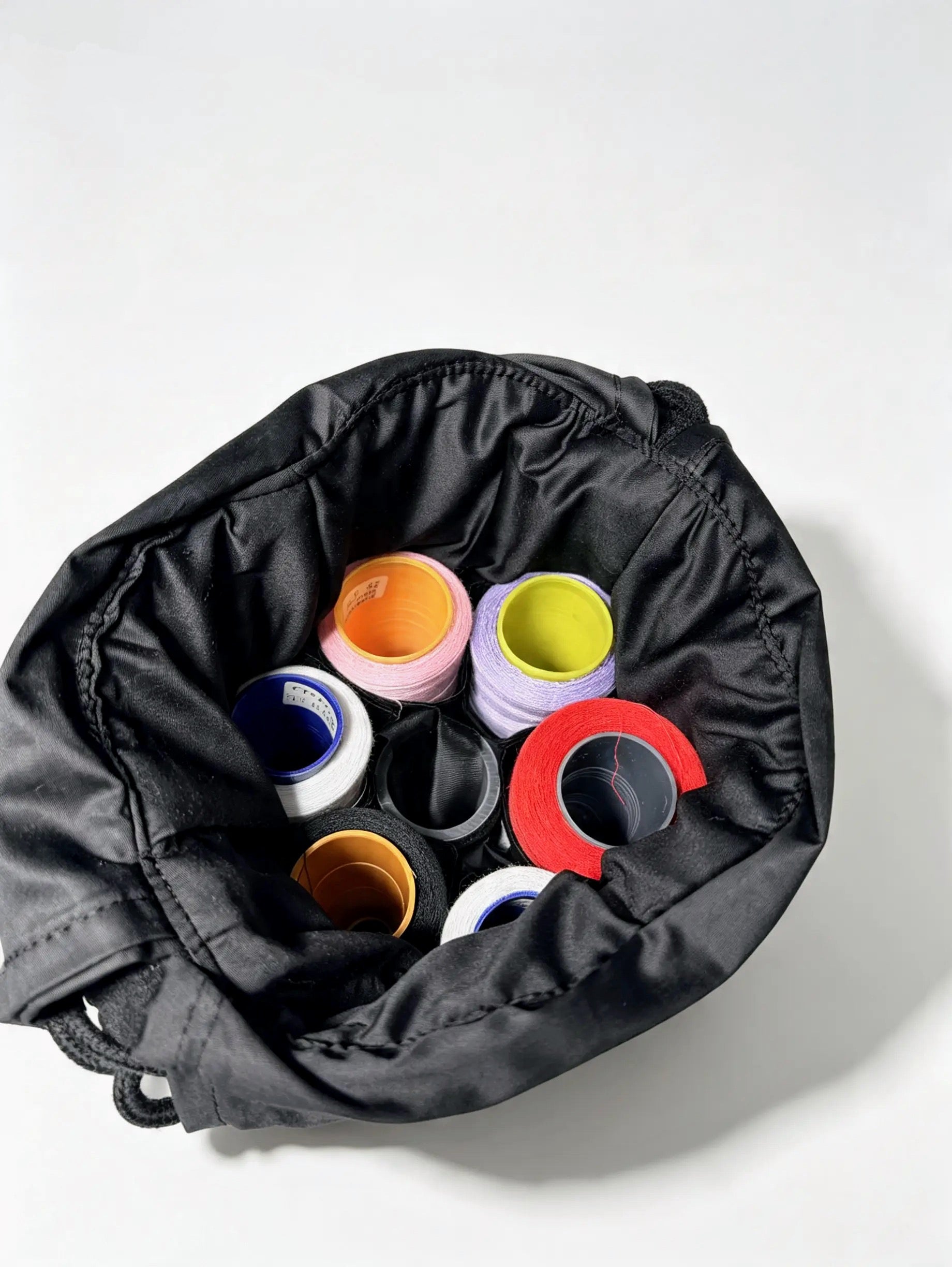 Black Corduroy 6-Pocket Skincare Organiser Bag – Large