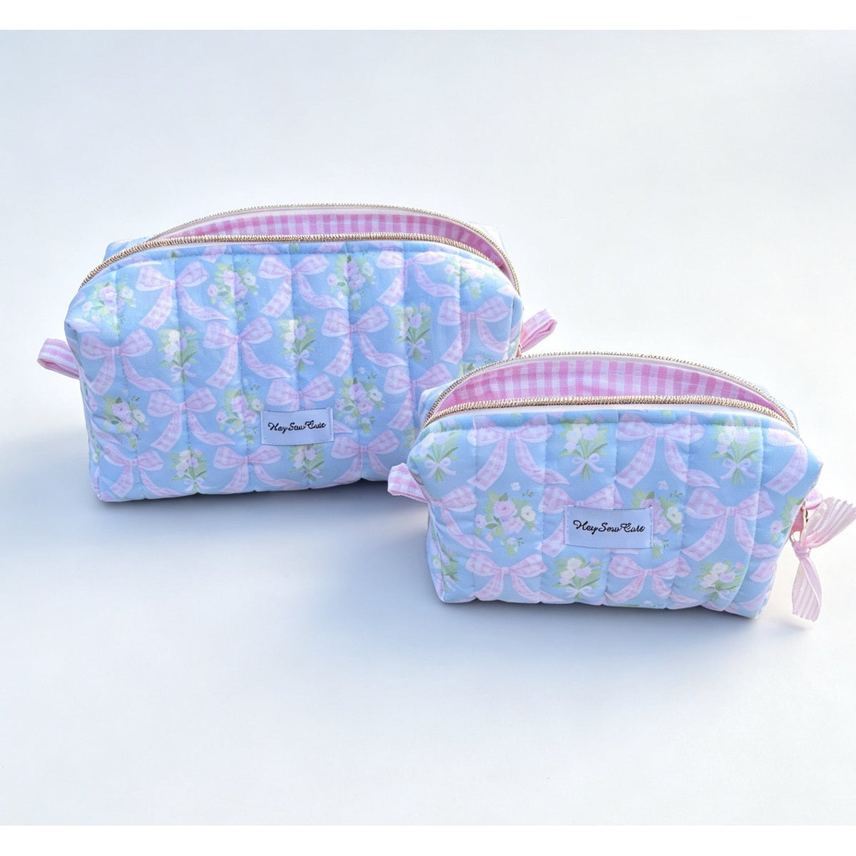 Ribbon Meadow Matching Quilted Bag Set