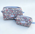 Load image into Gallery viewer, Blue Meadow Matching Quilted Bag Set
