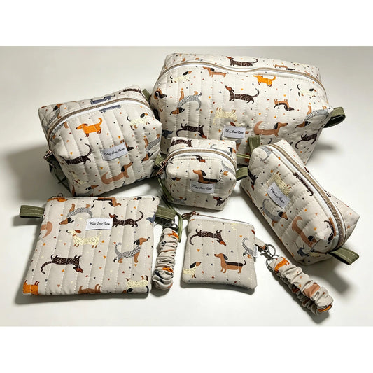 Sausage Dog 8-Piece Matching Bag Set | One Only