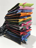 Load image into Gallery viewer, Handmade Quilted Wristlet Pouch – 20 Colour Options
