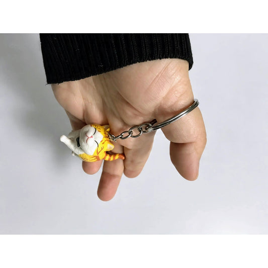Cute 3D Cat Keyring – Choose Your Cat