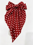 Load image into Gallery viewer, Polka Dot Bow Hair Clip
