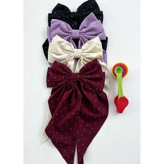 Sparkle Bow Hair Clip