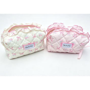 Ruffle Makeup Bag
