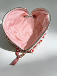Load image into Gallery viewer, Handmade Half Moon Pouch – Wide-Opening Makeup & Essentials Bag

